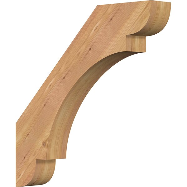 Ekena Millwork 3 1/2"W x 22"D x 22"H Olympic Smooth Knee Brace, Western Red Cedar BRC04X22X22OLY00SWR - main